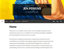 Tablet Screenshot of jenperkins.com